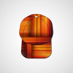 Abstract illustration on peaked cap N46