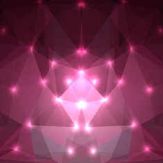 Abstract red triangles background