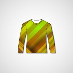 Abstract illustration on sweater N48