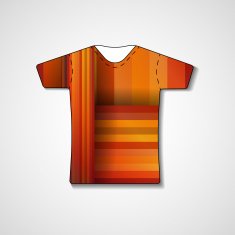 Abstract illustration on t-shirt N37