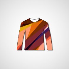 Abstract illustration on sweater N49