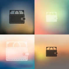 money icon on blurred background N8