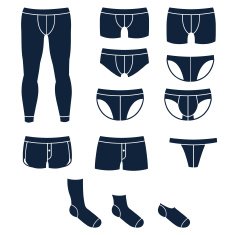 Different types of men's underwear