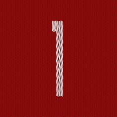 Vector modern red knitted texture