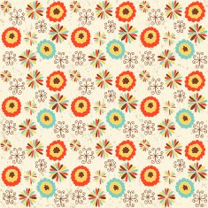 Seamless vintage pattern 2 Vector illustration N2