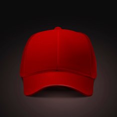 Blank hat in red N4 free image download