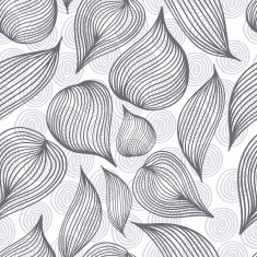Seamless vector retro colored doodle background