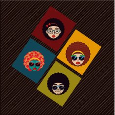 afro style design N11