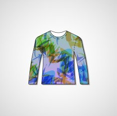 Abstract illustration on sweater N50