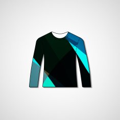 Abstract illustration on sweater N54