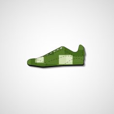 Abstract illustration on sneakers N51