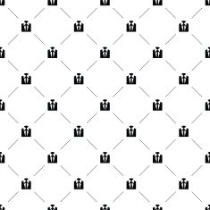 Vector seamless pattern suit N2
