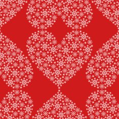 Seamless pattern with heart