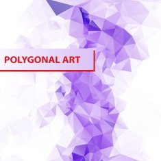 Abstract Triangle Shape Background layout for Web design book cover