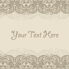 Vector lace ornament background N7