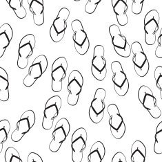 Flip flops seamless pattern