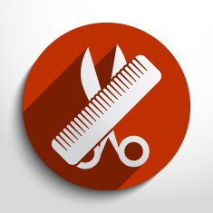 Vector hair salon tools N16