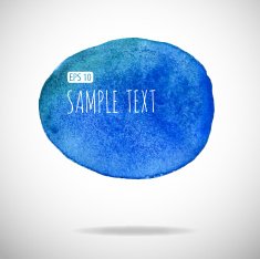 watercolor bubble isolated on white background N6