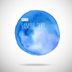 watercolor bubble isolated on white background N12