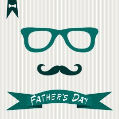 Hipster greeting card