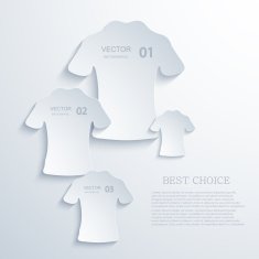 vector modern t-shirt background