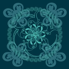 Abstract floral background in warm colours N2