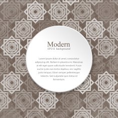 Modern background with interlocking elements