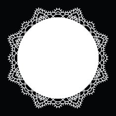 Crochet lace mandala
