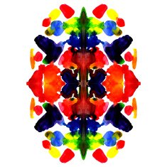 colorful symmetric watercolor painting N2