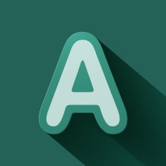 Volume icons alphabet A N6