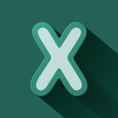 Volume icons alphabet X N6