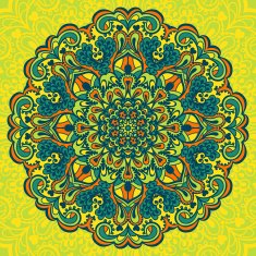 Flower Mandala Abstract element for design