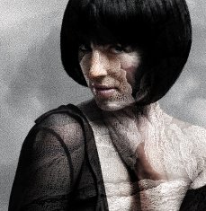 Woman and Dry Skin