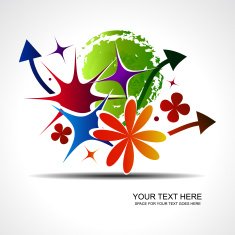 vector abstract funky background