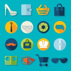 Set of Fashion Icons N87
