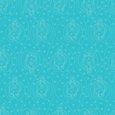 blue paisley N2