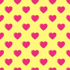 seamless vector pattern with hearts