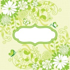 floral frame N36