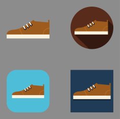 Flat Shoes icons