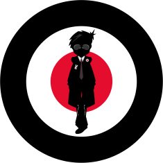 Mod Boy in Silhouette N3