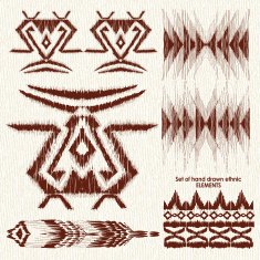 Set of orient pattern new elements 1