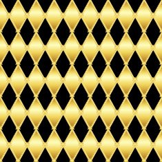 Gold glittering seamless pattern of triangles