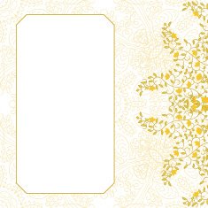 Floral swirl card template design N3