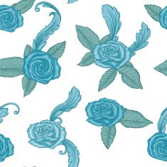 Seamless pattern with roses N18