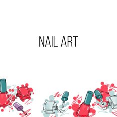 Vector nail lacquer bottles N21