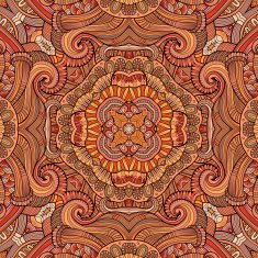 Abstract vector decorative ethnic seamless pattern N19