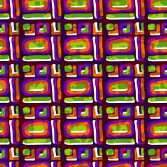 Geometric seamless colorful pattern