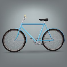 Blue bicycle N2