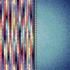 Template in patchwork style