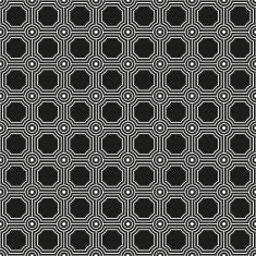 Seamless vector art deco circle link pattern